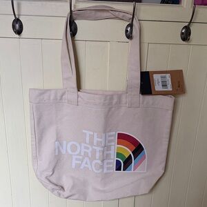 The North Face Pride Canvas Tote with Rainbow design NWT